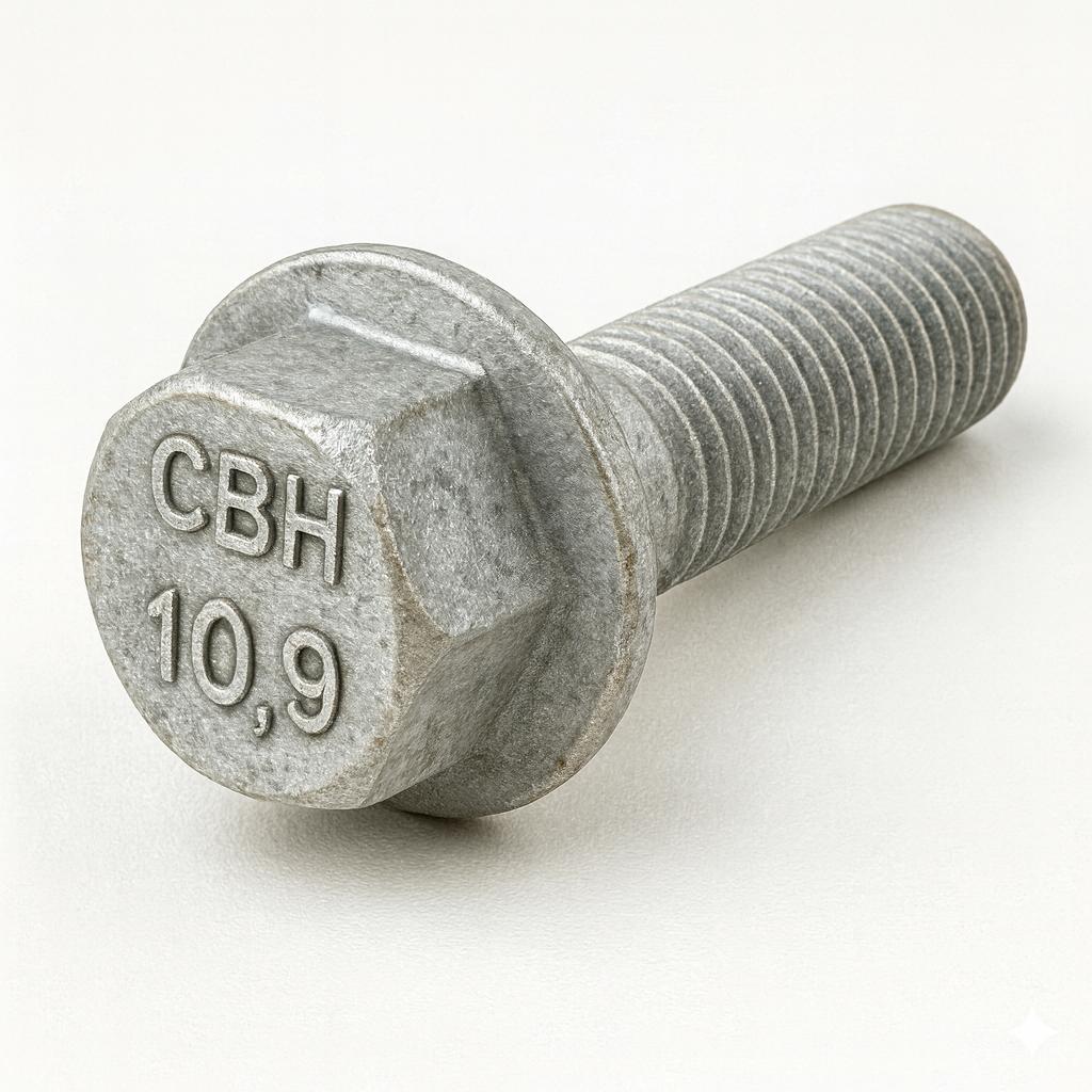 HEX FLANGE BOLT-(DIN 6921)-FULL THREAD-M16 X 2 X 120M-GRADE 10.9